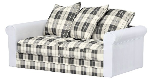 Huzat IKEA Grönlid 2 személyes kanapé szekcióra termék színe fekete szövet fonott, mintás