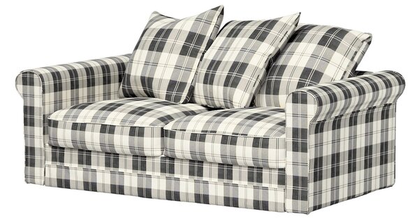 Huzat IKEA Grönlid 2 személyes kanapé szekcióra termék színe fekete szövet fonott, mintás