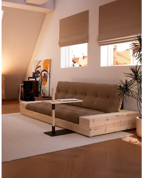 Szürke kinyitható kanapé 244 cm Base – Karup Design
