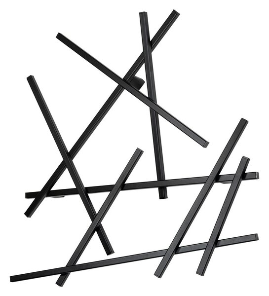 Fekete fém fali fogas 79 cm Matches – Spinder Design