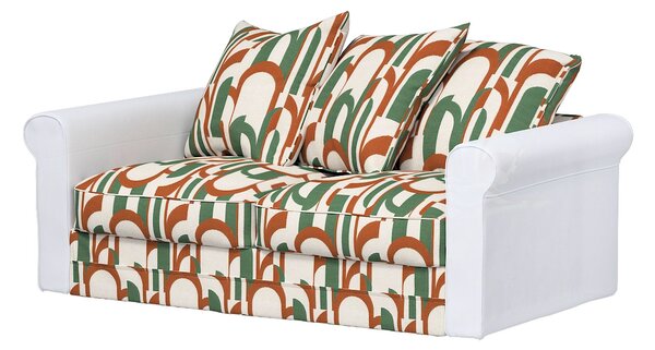 Huzat IKEA Grönlid 2 személyes kanapé szekcióra termék színe zöld szövet fonott, mintás
