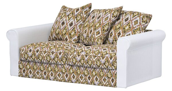 Huzat IKEA Grönlid 2 személyes kanapé szekcióra termék színe színes szövet fonott, mintás