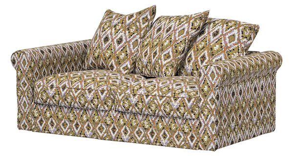 Huzat IKEA Grönlid 2 személyes kanapé szekcióra termék színe színes szövet fonott, mintás