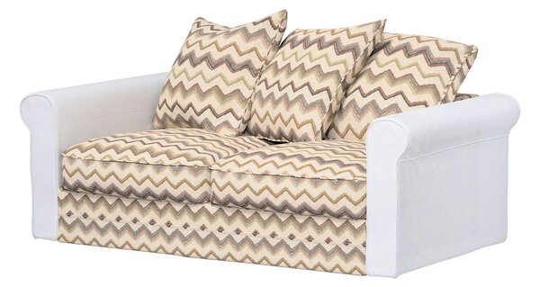 Huzat IKEA Grönlid 2 személyes kanapé szekcióra termék színe bézs szövet fonott, mintás