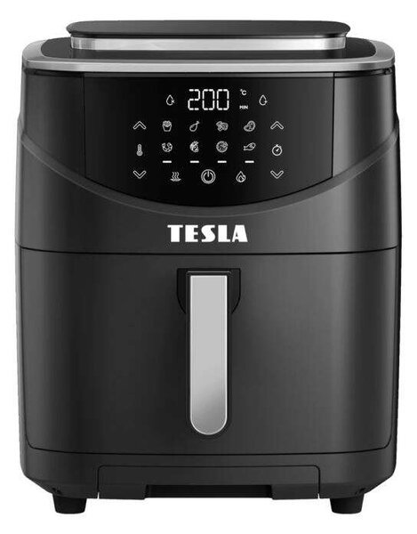 Tesla AirCook & Steam QS500 gőz- és forrólevegős sütő fekete (950118)