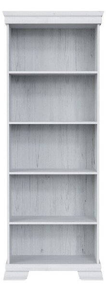 Könyvespolc Salmeru 101, Nyitott, Laminált forgácslap, 193x68x40cm, Anderson fenyő