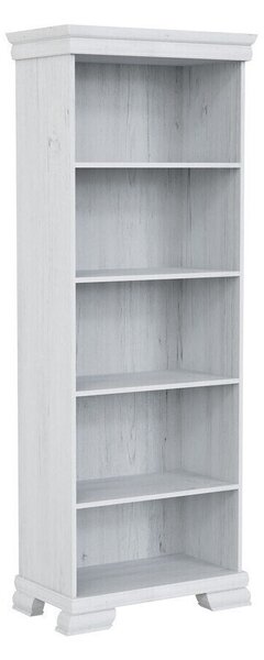 Könyvespolc Salmeru 101, Nyitott, Laminált forgácslap, 193x68x40cm, Anderson fenyő