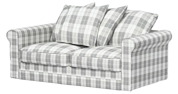 Huzat IKEA Grönlid 2 személyes, kihúzható kanapéra termék színe szürke szövet fonott, mintás