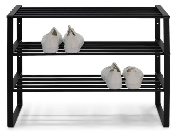 Fekete fém cipőtartó 70x48,5x29 cm Rex – Spinder Design