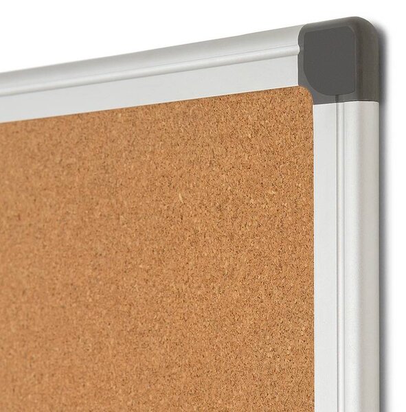 Combi Board alumínium tábla / parafa 90 × 120 cm, alumínium