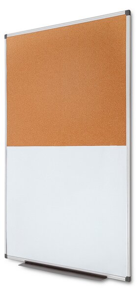 Combi Board alumínium tábla / parafa 90 × 120 cm, alumínium