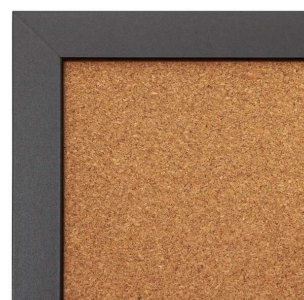 Combi Board tábla / parafa 60 × 90 cm, fekete