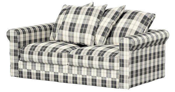 Huzat IKEA Grönlid 2 személyes, kihúzható kanapéra termék színe fekete szövet fonott, mintás