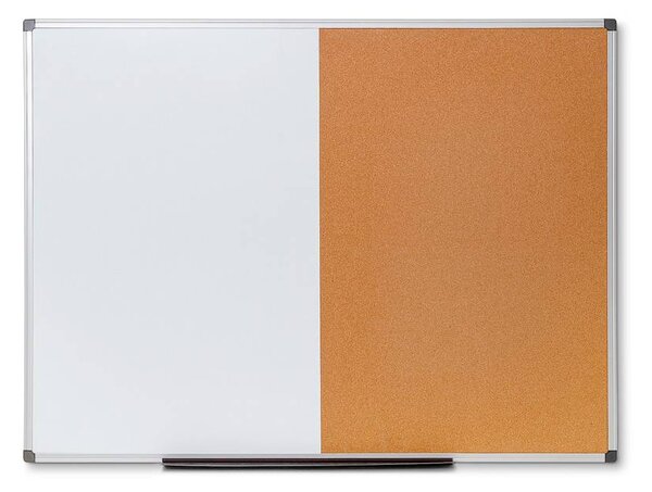 Combi Board alumínium tábla / parafa 90 × 120 cm, alumínium