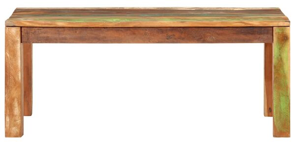 Dohányzóasztal 110x55x40 cm Tömör, újrahasznosított fa
