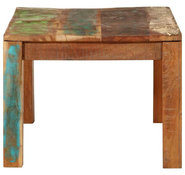 Dohányzóasztal 110x55x40 cm Tömör, újrahasznosított fa