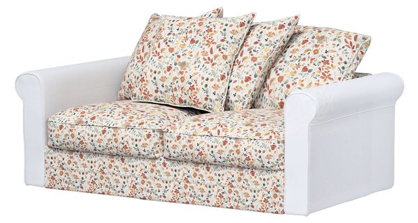 Huzat IKEA Grönlid 2 személyes, kihúzható kanapéra termék színe narancssárga szövet fonott, mintás