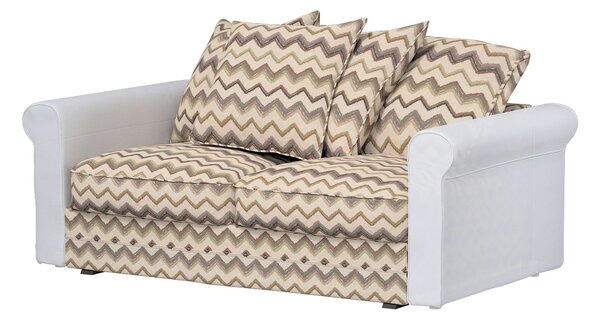 Huzat IKEA Grönlid 2 személyes, kihúzható kanapéra termék színe bézs szövet fonott, mintás