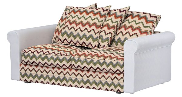 Huzat IKEA Grönlid 2 személyes, kihúzható kanapéra termék színe színes szövet fonott, mintás