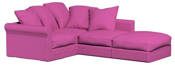 Grönlid sarokelem huzat – IKEA-kompatibilis termék színe rózsaszín szövet fonott