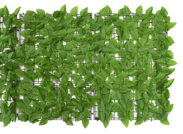 Zöld leveles erkélyparaván 200 x 75 cm