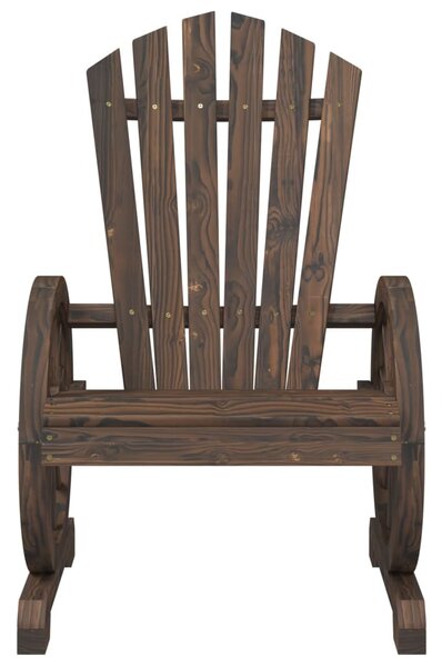 Tömör fenyőfa kerti Adirondack szék