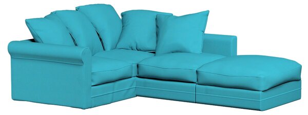 Grönlid sarokelem huzat – IKEA-kompatibilis termék színe kék szövet fonott