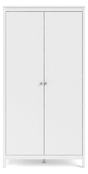 Madrid fehér ruhásszekrény, 102 x 199 cm - Tvilum
