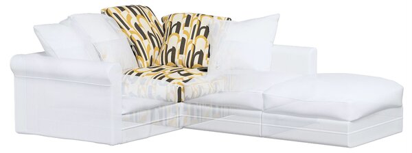 Grönlid sarokelem huzat – IKEA-kompatibilis termék színe színes szövet fonott, mintás