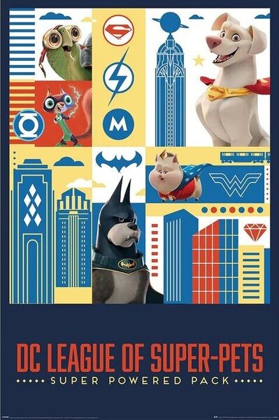 Plakát DC Super Pets - Activate, (61 x 91.5 cm)