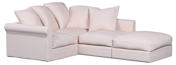 Grönlid sarokelem huzat – IKEA-kompatibilis termék színe rózsaszín szövet fonott