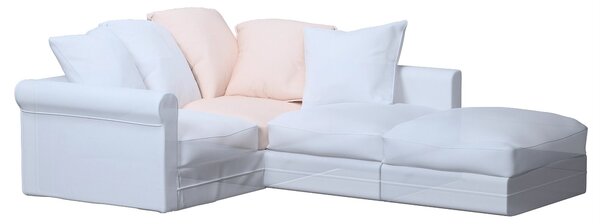 Grönlid sarokelem huzat – IKEA-kompatibilis termék színe rózsaszín szövet fonott