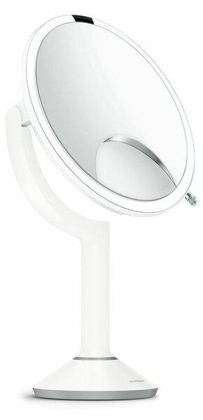 Egyszerű emberi tükör TRIO érzékelővel, érintésvezérléssel, fehér
