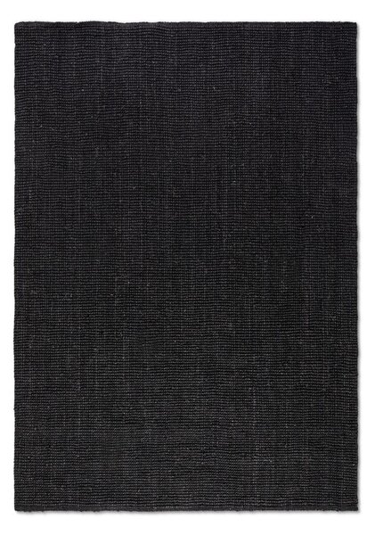 Fekete juta szőnyeg 120x170 cm Bouclé – Hanse Home