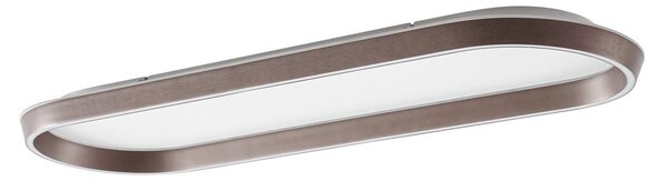 Mennyezeti Lámpa Lucande, Rylan, dimmable, Barna / Rozsdabarna, Nappali, Fém, Modern