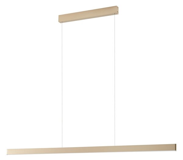 Függőlámpa Lucande, Mylosh, dimmable, Arany / Sárgaréz, Étkező, Alumínium, Modern