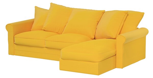 Grönlid szezlong huzat – IKEA-kompatibilis termék színe sárga szövet welwet