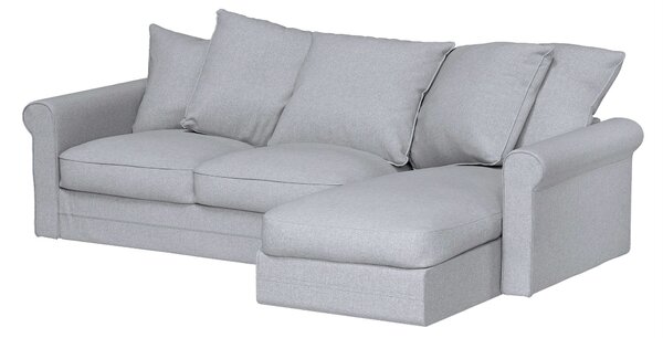 Grönlid szezlong huzat – IKEA-kompatibilis termék színe szürke szövet fonott