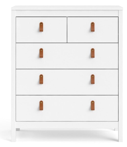 Fehér magas komód 82x99 cm Madrid – Tvilum