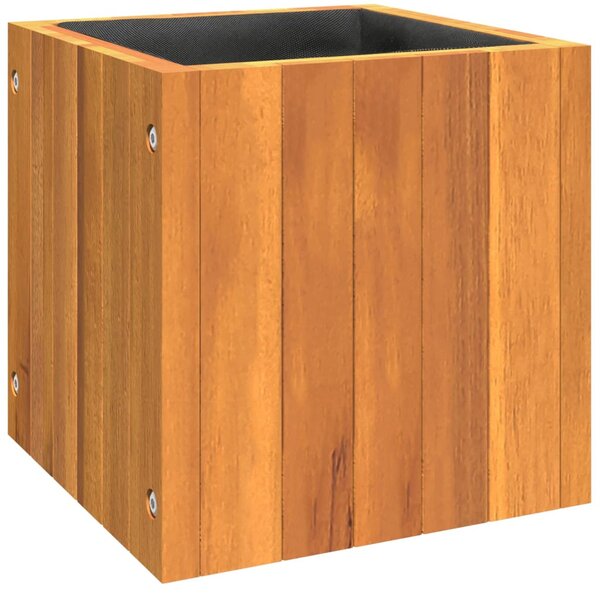 VidaXL tömör akácfa kerti virágtartó 25 x 25 x 25 cm