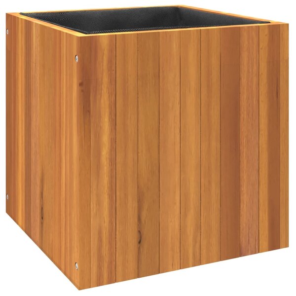 VidaXL tömör akácfa kerti virágtartó 45 x 45 x 45 cm