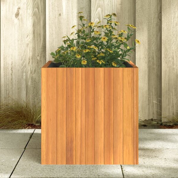 VidaXL tömör akácfa kerti virágtartó 45 x 45 x 45 cm