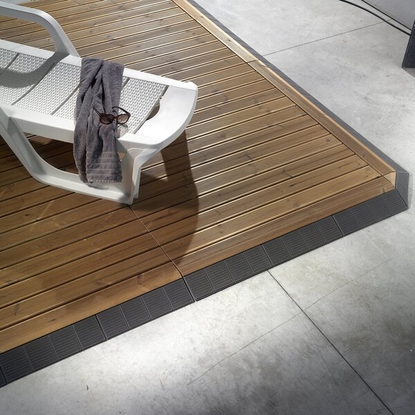 Fa rámpa Linea CombiWood 40 x 20,5 x 6,5 (férfi), természetes fa