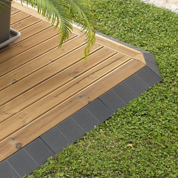 Fa rámpa Linea CombiWood 40 x 20,5 x 6,5 (férfi), természetes fa