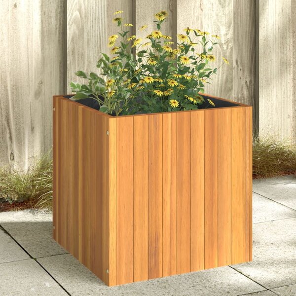 VidaXL tömör akácfa kerti virágtartó 45 x 45 x 45 cm