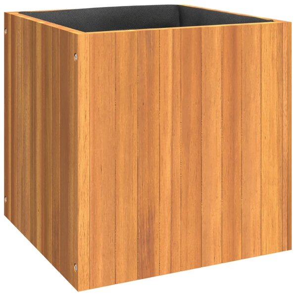 VidaXL tömör akácfa kerti virágtartó 45 x 45 x 45 cm