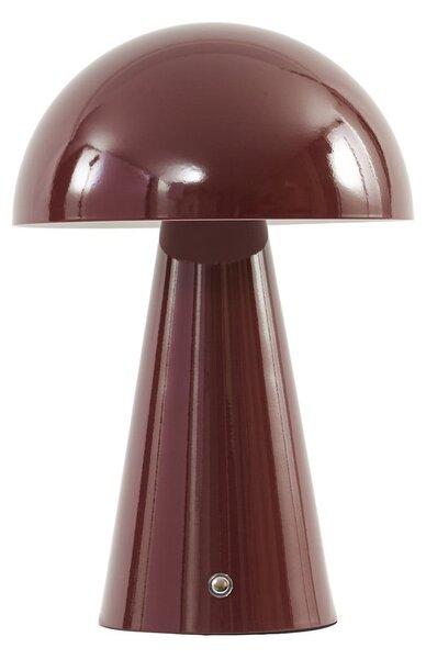 Asztali lámpa Lindby, Nevijo, dimmable, Piros, Nappali, Fém, Modern