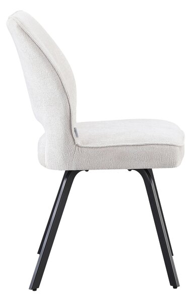 MAZZONI EXPORT TULIP Világos Beige (UF980-02 szövet) - MODERN KÁRPITOZOTT SZÉK NAPPALIBA/ÉTKEZŐBE/LOFT IRODÁBA