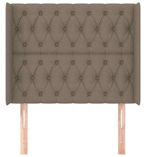 Home Elegance - Szövet Fejtámla Szárnyakkal - 103x16x118/128cm