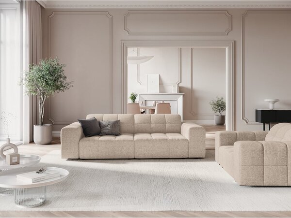 Bézs kanapé 204 cm Chicago – Cosmopolitan Design